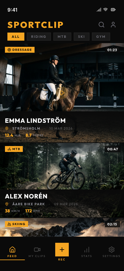 Sportclip feed